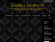 Tablet Screenshot of ansdellartifacts.co.uk